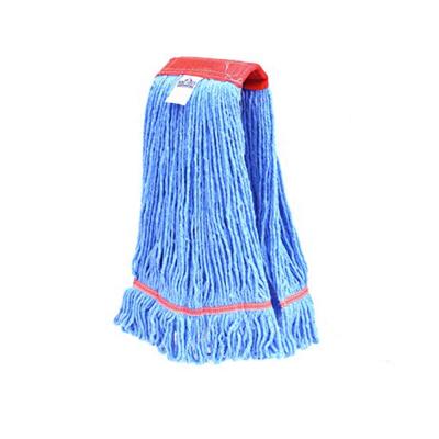 China Sustainable Commercial Premium Synthetic Wet & Dry Head Heavy Duty Looped Refill Mop End O-Cleaning Cotton 4-PLY Yarn Mop Head Replacement Head for sale