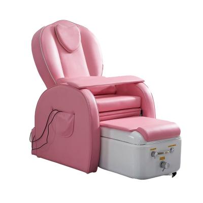 China Professional Luxury Electric Nail Salon Furniture Manicure Pedicure Spa Tools Massage Sofa Nail Salon Chair Good Quality Leather for sale