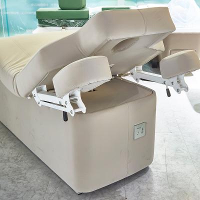 China Facial Spa Esthetician Electric Motors Traditional Modern Salon Furniture Beauty Bed Massage Treatment Table 3 for sale