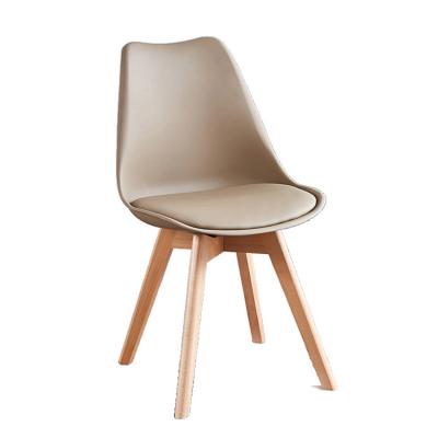 China PP Auditorium Chairs Modern Wooden Cafe Chair Hotel Lobby Indoor Plastic Molded Plastic Molded Nordic Chairs for sale