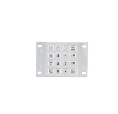 China Membrane ATM Mini Numpad 16 Keys USB Vandal Proof Numeric Keypad Matrix Vandal Proof Industrial Numeric Keypad for sale