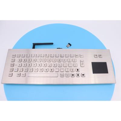 China Xufan Smart Wireless 2.4G Rechargeable Metal Numeric Keypad Desktop Keyboard for sale