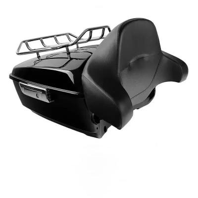 China ABS Plastic King Tour Pack Trunk Top Box Motorcycle Case Luggage Tail Box For Harley Touring Road King Road Glide Davidson Touring 14-20 for sale