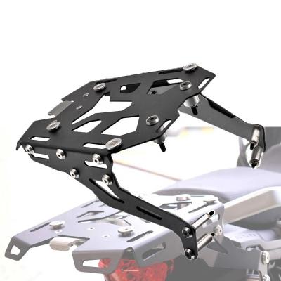 China Aluminum Rack With Steel Bracket For SUZUKI V-STROM 650 1000 VSTROM 650 2017-2020 Rear Support Luggage Rack Saddle Bag Carrier Bracket Kit for sale