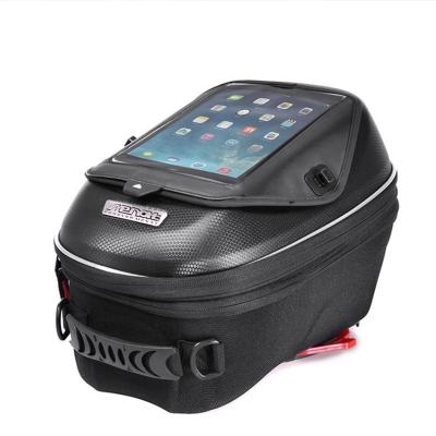 China Universal Large Capacity Motorcycle Riding Bag For Suzuki V-Strom DL650 Yamaha Kawasaki Honda Tankbag Adapter Tank Ring Easy Lock Fuel Tank Bag for sale