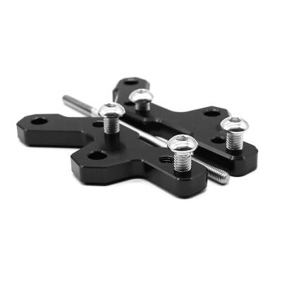 China Aluminum Alloy For Kawasaki NINJA 250 NINJA250 NINJA300 Rear Peg Pedal Raising Bracket Foot Pegs Rearset 300 Motorcycle Accessories for sale