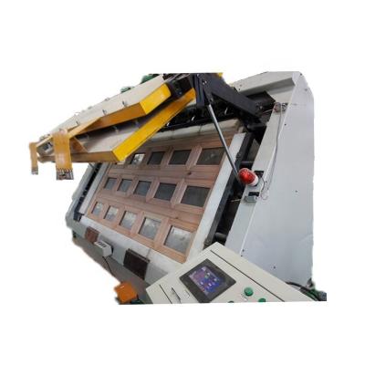 China wood door frame joiner set pressing high frequency wood door press machine for sale