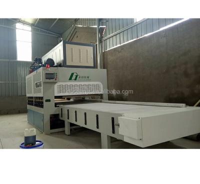 China High frequency conveyor edge gluer for cabinet production line with hydraulic press 1220*2440 (mm/1220*4500 (mm) for sale