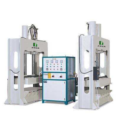 China Fast Geared High Frequency Furniture Strand Board Hot Press Machine for sale