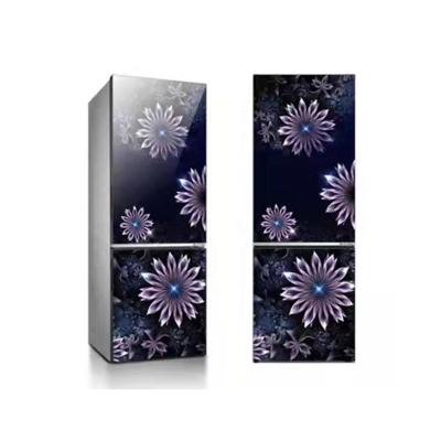 China Commercial direct printed GLASS fridge door/COLOR Fridge COVER in GLASS/print fridge glass parts for sale