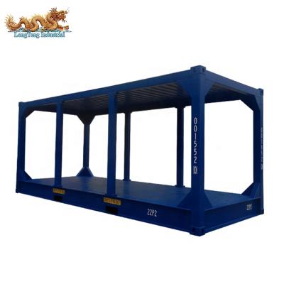 China For transportation & storge cargoes CSC BV approval open type 20ft open frame container for sale