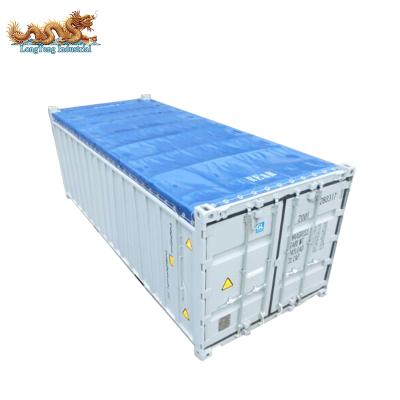 China Oversize Cargo Storage And Shipping CSC Certified PVC Tarpaulin Cover 20ft Open Top Container Price for sale