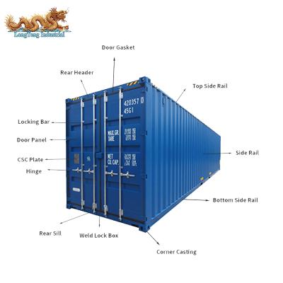 China Dry Cargo 40HC Marine ISO Shipping Container Spare Parts Shipping Container Complete Set for sale