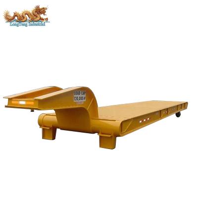 China Truck Trailer 20 Feet Roll Trailer Trailer Mafi Terminal With Wooden Floor for sale