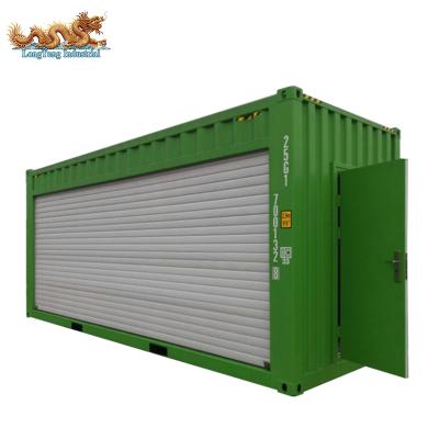 China Used As Mobile Warehouse 20ft Mobile Storage Container With Roller Shutter Door for sale