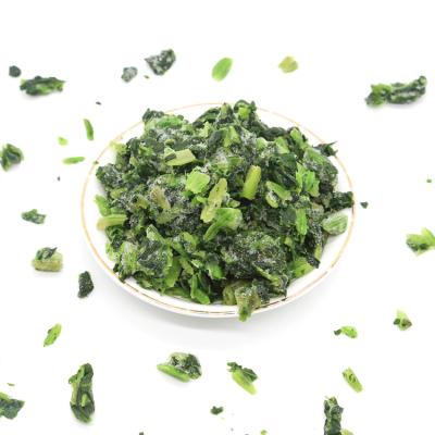 China Chinese manufacturer FROZEN BRC Certified Frozen Spinach Whole Granule Leaves IQF Leaves Frozen Spinach for sale