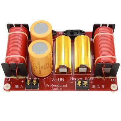 China Shield Audio Wholesale Professional Sound Accessories Capacitor 80 Mm Bobbin Inductor 53 Microfarad 1200 Watt Max Power Subwoofer Crossover Audio for sale