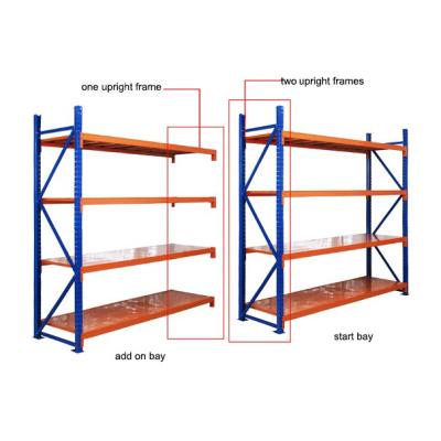 China Medium Duty Steel Storage Rack With Steel Board For Garment/Cloth/Paint/Vehicle Cardboard /Work Bin /Documents for sale