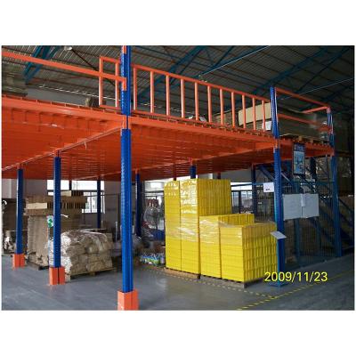 China Corrosion Protection Steel Structure Mezzanine Floor Platform For Warehouse Industrial Storage for sale