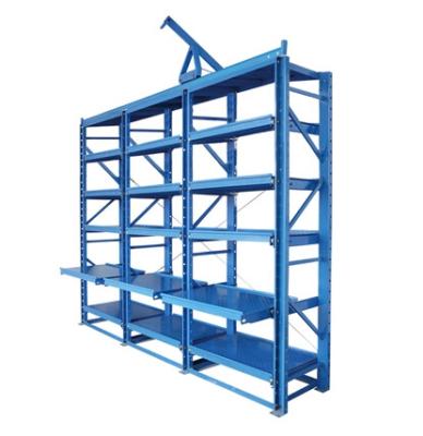 China Corrosion Protection Pulling Out Heavy Duty Open Mechanism Mold Rack for sale