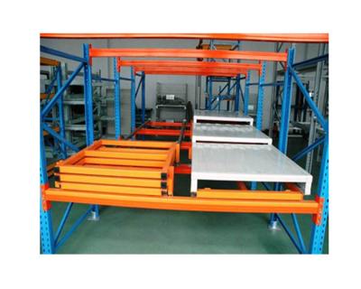 China 2015 Best Selling Corrosion Protection Push Back Racking System For Cold Room Storage for sale