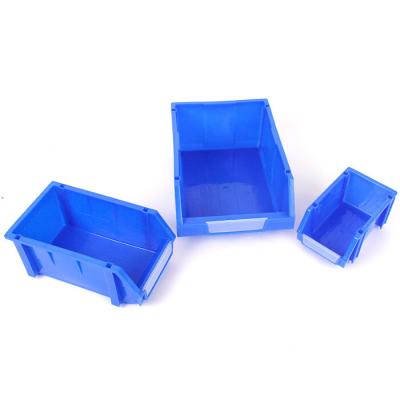 China Stackable PP Industrial Plastic Bins For Spare Parts Storage Used On Racks for sale