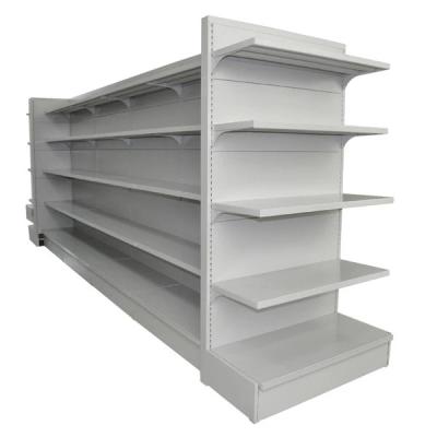 China Double Sided Display Supermarket Shelf for sale