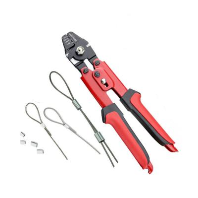 China Wire Rope Crimping And Cutting High Carbon Steel Wire Rope Crimper Fishing Cutting Crimping Pliers for sale