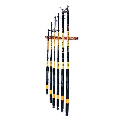 China Classic Design Fiberglass Telescopic Flexible Fishing Rods Fiberglass Fishing Travel Rod Blanks 30~60g for sale