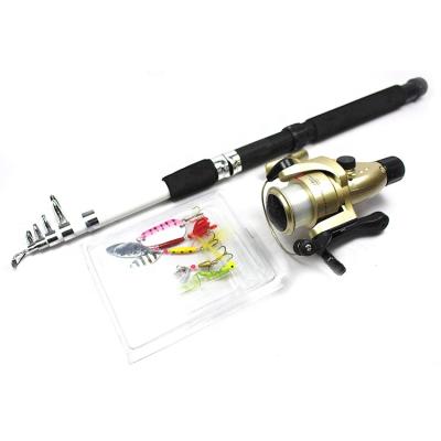 China Lightweight and Portable Telescopic Fishing Rod and Spinning Spinning Fishing Rod Combos Kit MF-347 for sale