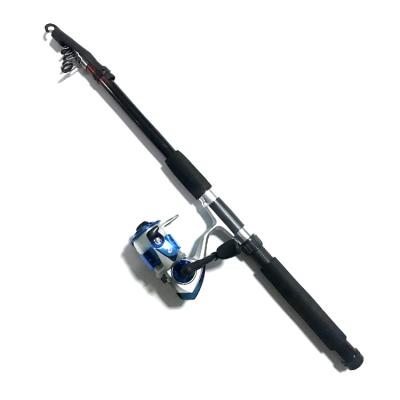 China Fiberglass Fishing Rod and Twirl Combo Sets for sale