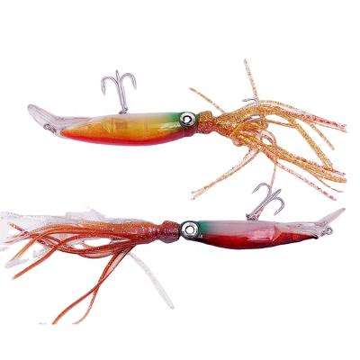 China Hard Plastic ABS Simulation Squid Fishing Big Lure Bait Kit for sale