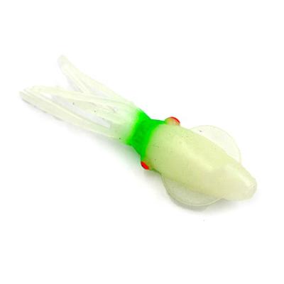 China 65mm Fluo Soft Plastic Octopus Fishing Luminous Jigging Lures for sale