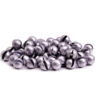 China Fishing lead sinkers wholesale lead diving weights split streamline shot sinkers 2-30g fishing lead sinker weight for sale for sale