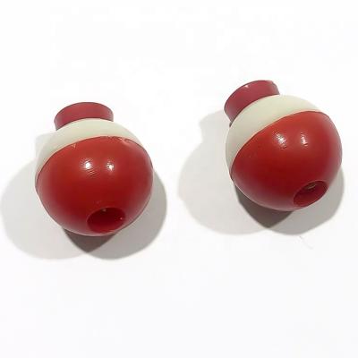 China Fishing Red Fishing Accessories And White Color Plastic Float Fishing Bobber for sale