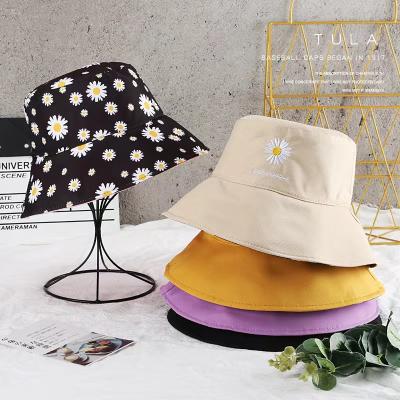 China Hot Selling Custom Embroidery Striped Women's Sublimation Print Fisherman Hats Golf Cap Printed Sublimation Bucket Hat for sale