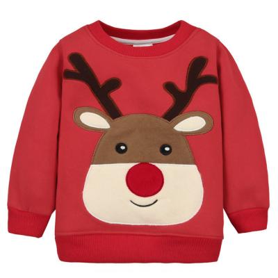 China 2021 new breathable hot sale Christmas series thickened thick warm children's sweatshirt winter pullover for child's sweatshirt for sale