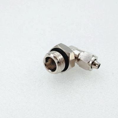 China High Efficiency Copper Wire Right Angle Internal Quick Connector Pneumatic Fittings for sale