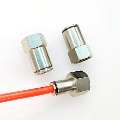 China Compressed Air Fittings Automation Equipment PC Pneumatic Air Tool Air Hose Fittings Push Connector Tube Fittings for sale