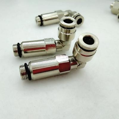 China Automation Equipment Copper Pneumatic Air Fittings Connectors For Tube Pipe for sale