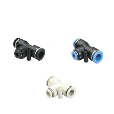 China Automation Equipment Equal Tee Fittings Hydraulic Tee Fittings for sale