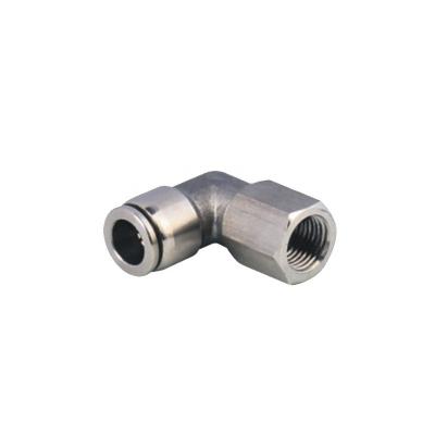 China Hot-selling Product Automation Equipment Copper Elbow Right Angle Embedding Pneumatic Fitting Connector Airline for sale