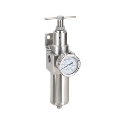 China Automatic Treatment Units Air Source Plant Drain Filter Pneumatic Stainless Steel Filter Regulator for sale