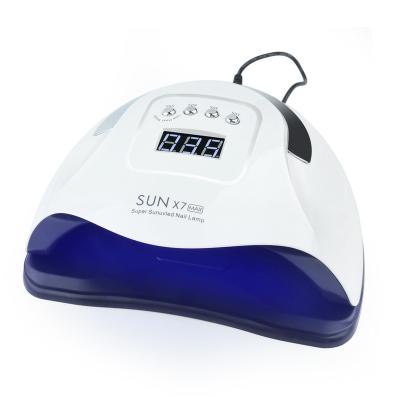 China Fashionable 220w LED Nail Lamp Light Curing Gel Polish Manicure Drying UV Lamp Art Sun Power Beauty USB for sale