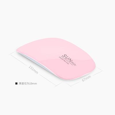 China Mini LED Nail UV Lamp Mini Mouse Quick Drying USB 6W Nail Gel Polish Professional Dryer UV Curing Led Nail UV Lamp for sale