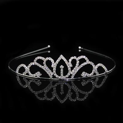 China Fashion Hair Accessories Jewelry Bride Headband Earring Wedding Hair Clip Gold Foil Crystal Rhinestone For Women Gift Party Stone for sale