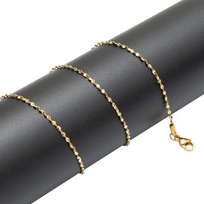 China CLASSIC Hot Starry Female Long Sweater Chain Necklace Wholesale Simple Wholesale Stainless Steel Neck Chains for sale