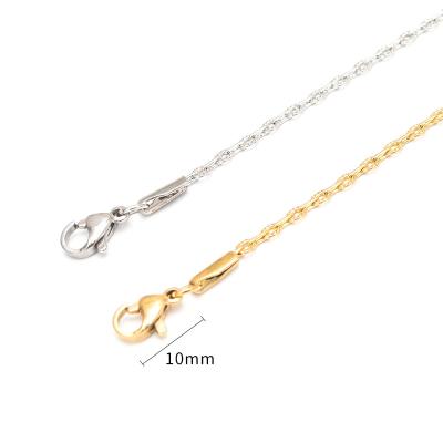 China 2020 CLASSIC Shopper Necklace Cross Chains Stainless Steel Tennis Chains Pendant Necklaces Women Accessories Cubic Necklace Chain for sale