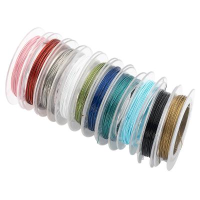 China Soft Useful Steel 0.38mm Alloy 10m Sturdy Wire DIY Craft Beading Wire Jewelry Making for Tying String Accessories for sale