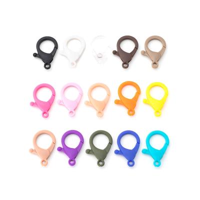 China Fashionable.Popular.Ladies 21*35mm Plastic Color Lamp Shape Buckle Hook Lobster DIY Bag Hook Handbag Doll Tools Wholesale for sale